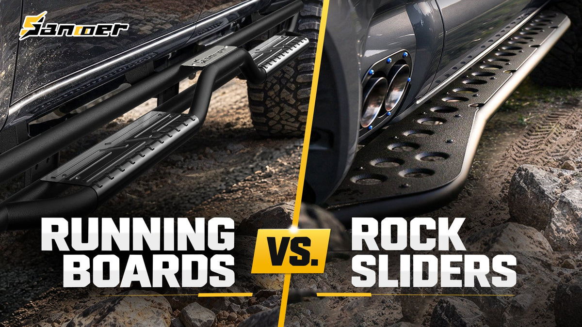 Running Boards vs. Rock Sliders: Which Side Protection Is Right for Your Truck?