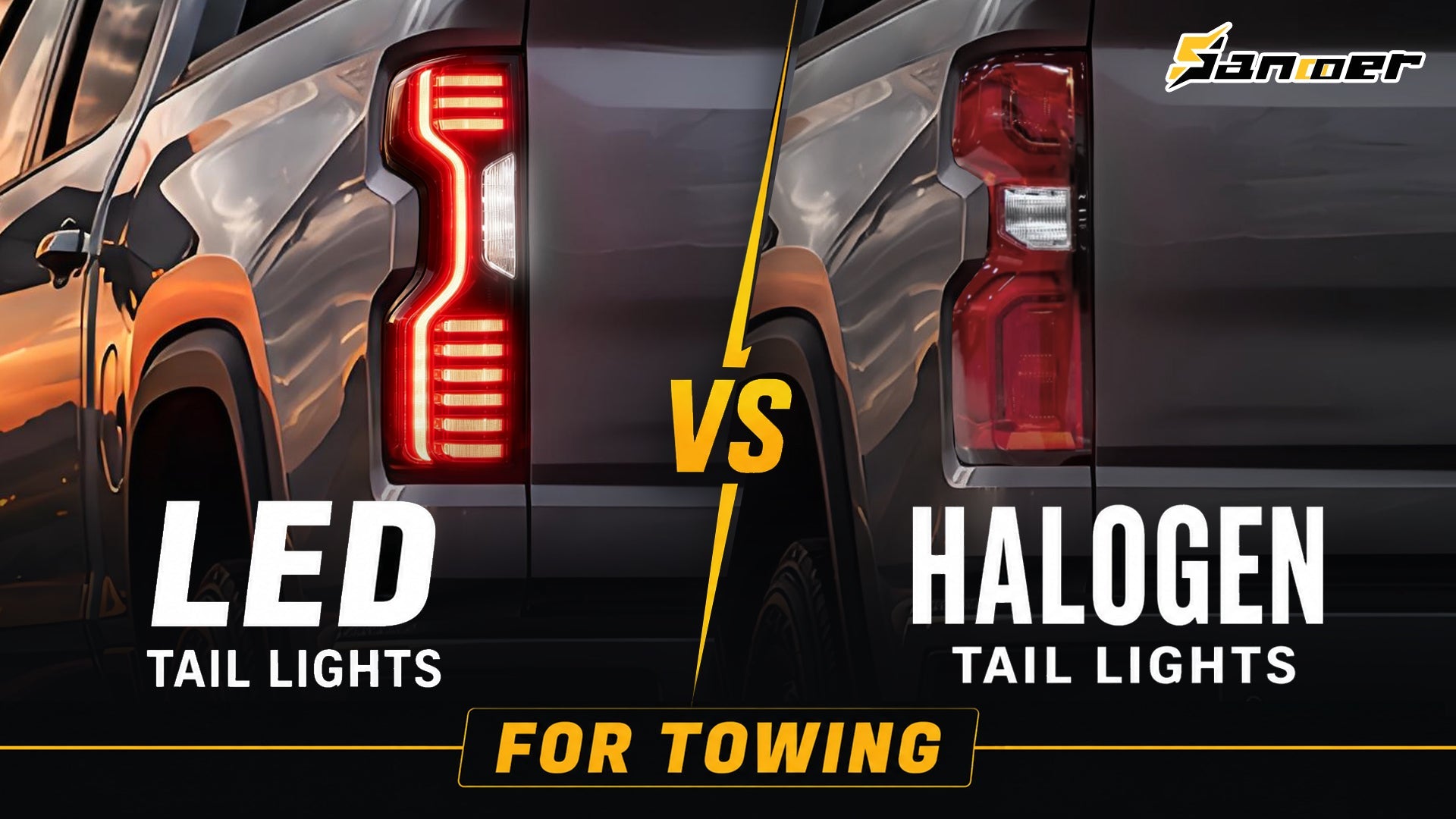 LED vs. Halogen Tail Lights for Towing: Is Upgrading Worth It for Your Silverado?