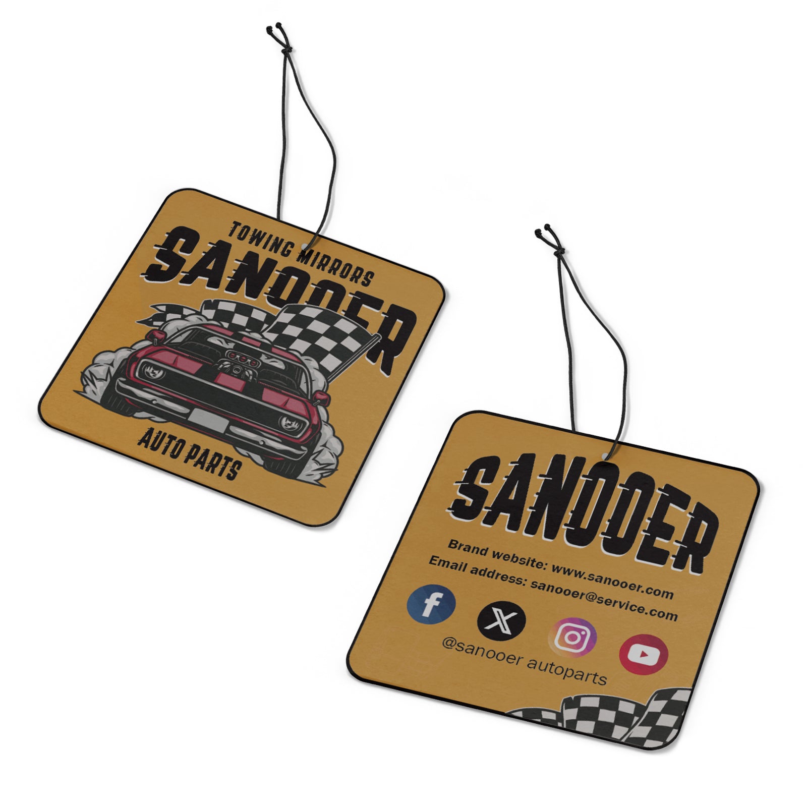 SANOOER Tek-Scents Air Freshener – Long-Lasting Car & Room Deodorizer