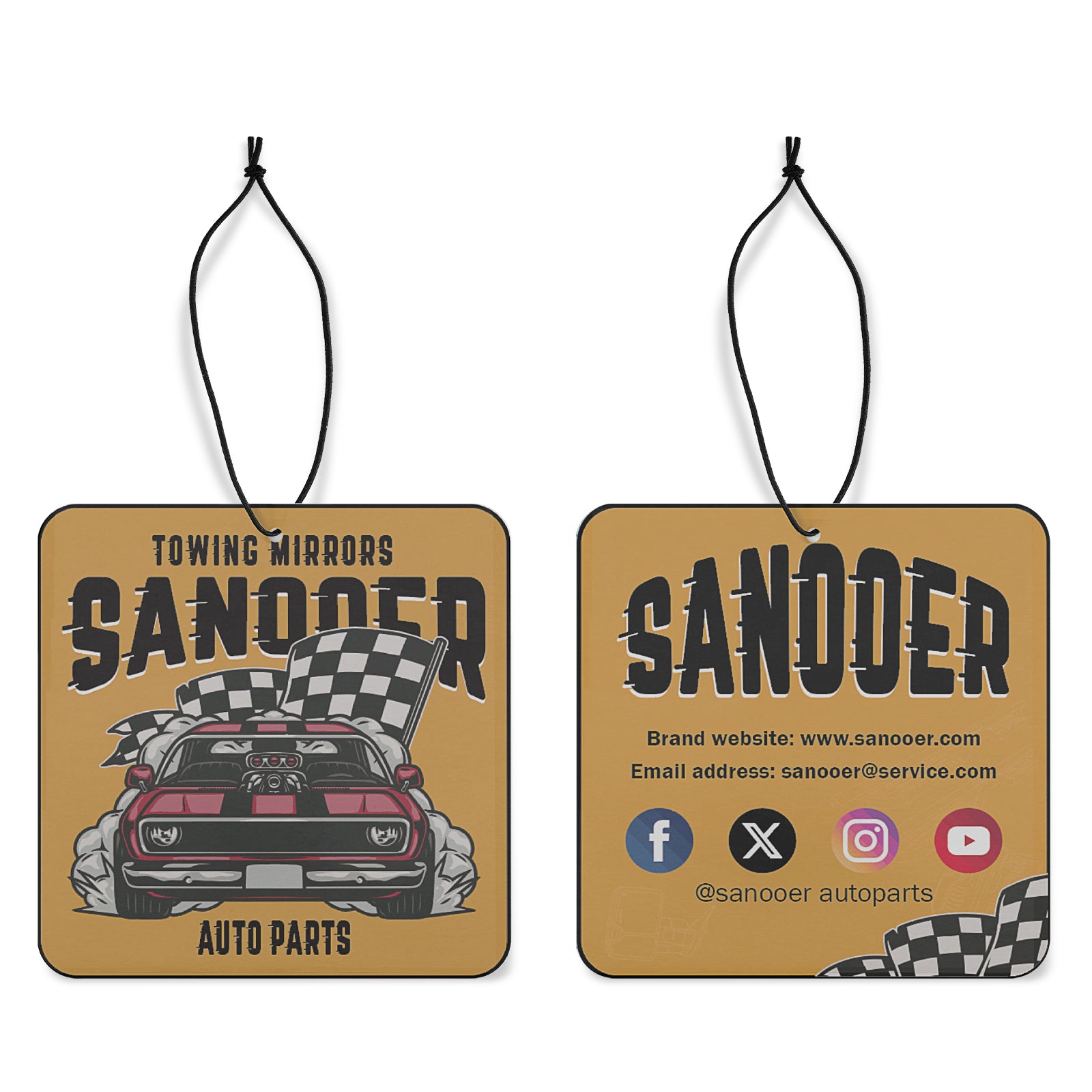 SANOOER Tek-Scents Air Freshener – Long-Lasting Car & Room Deodorizer