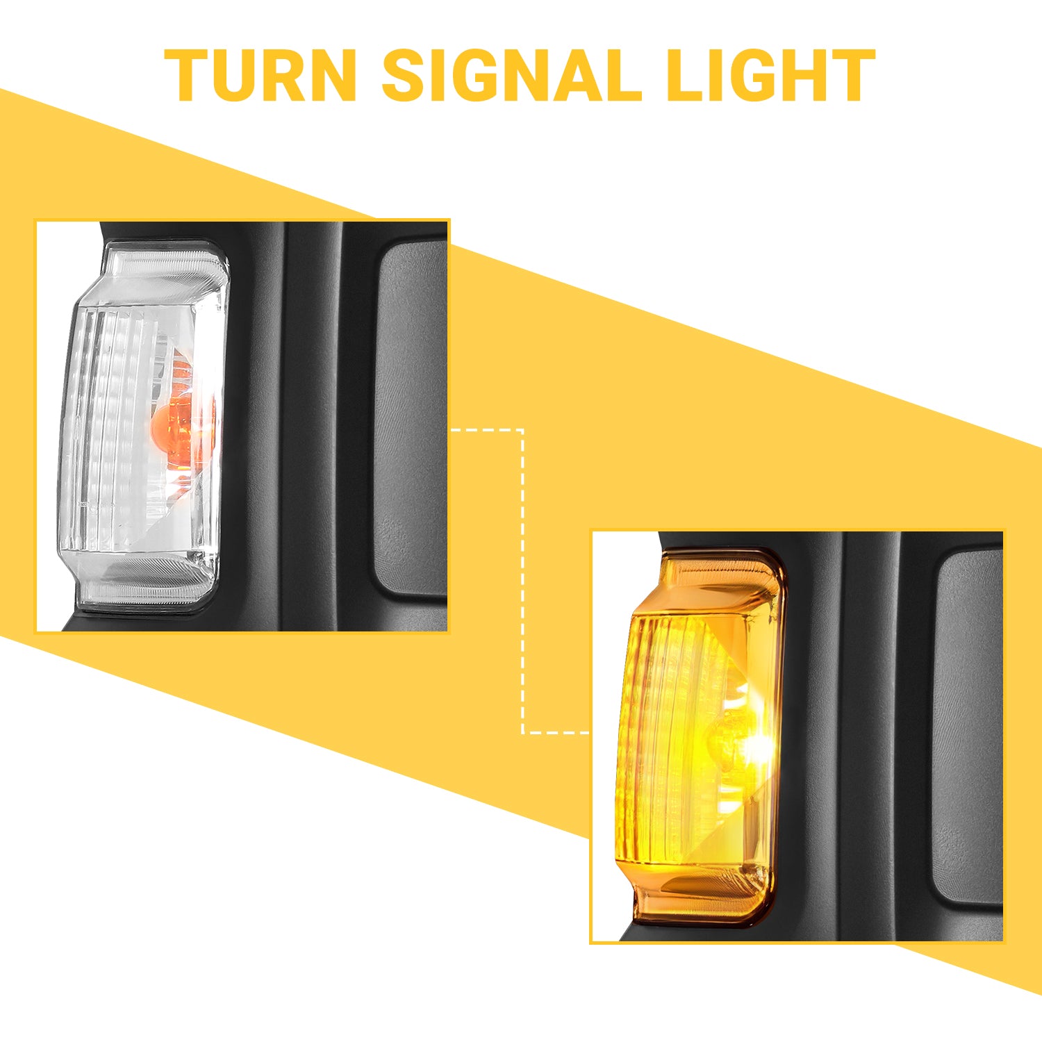 Sanooer 2014-2025 Ram Promaster 1500 2500 3500 Side Mirror