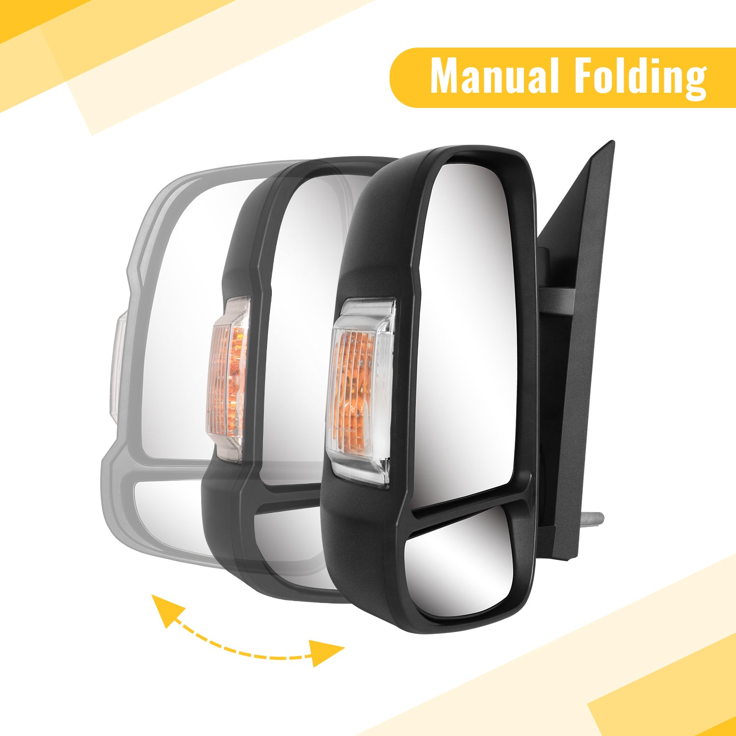 Sanooer 2014-2025 Ram Promaster 1500 2500 3500 Side Mirror