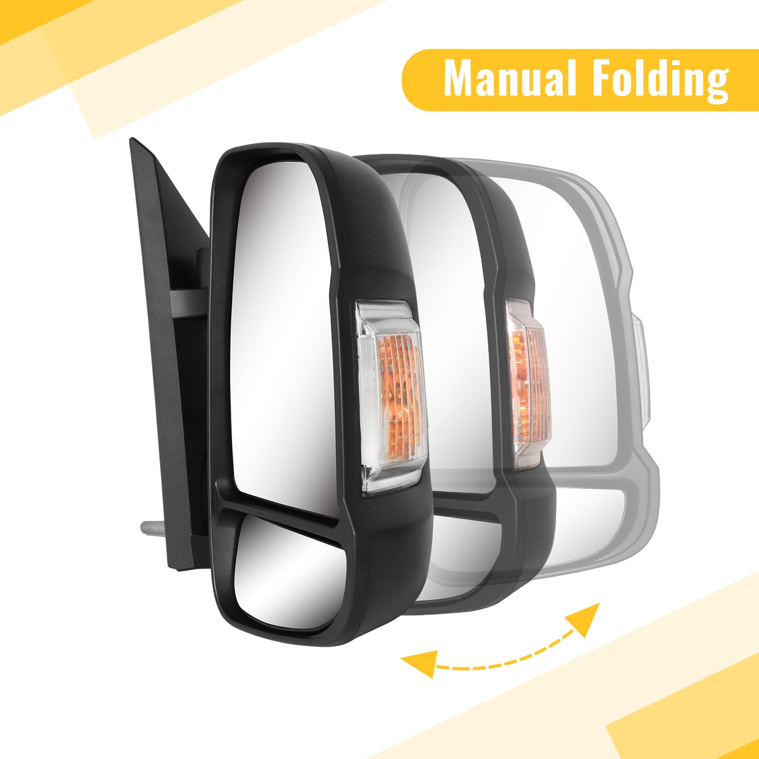 Sanooer 2014-2025 Ram Promaster 1500 2500 3500 Side Mirror