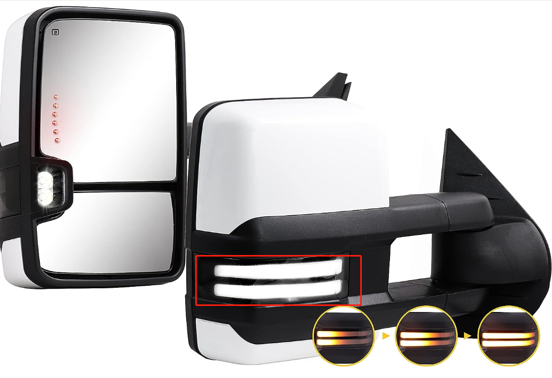 The backlight for silverado tow mirrors(double side)