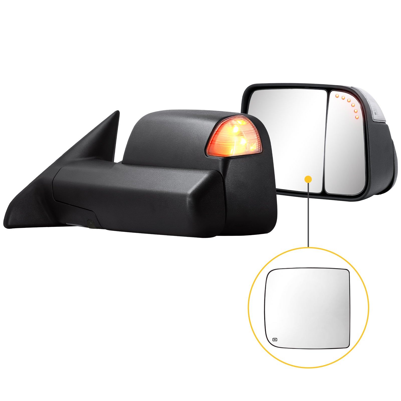 Sanooer towing mirror accessories for DODGE