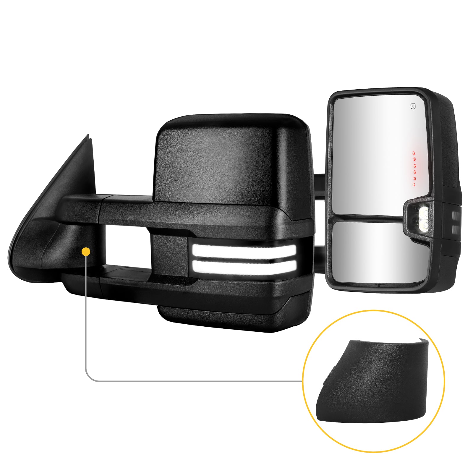 Sanooer towing mirror accessories for CHEVY & GMC