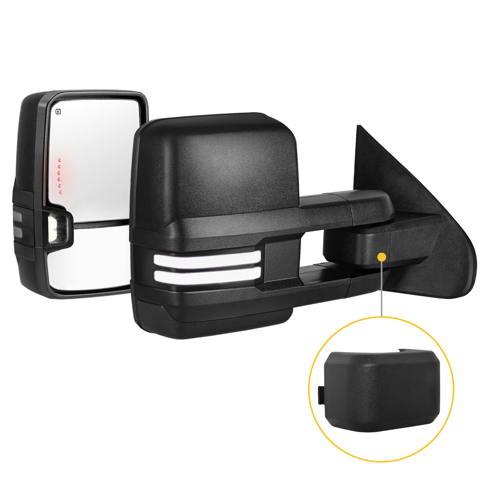 Sanooer towing mirror accessories for CHEVY & GMC