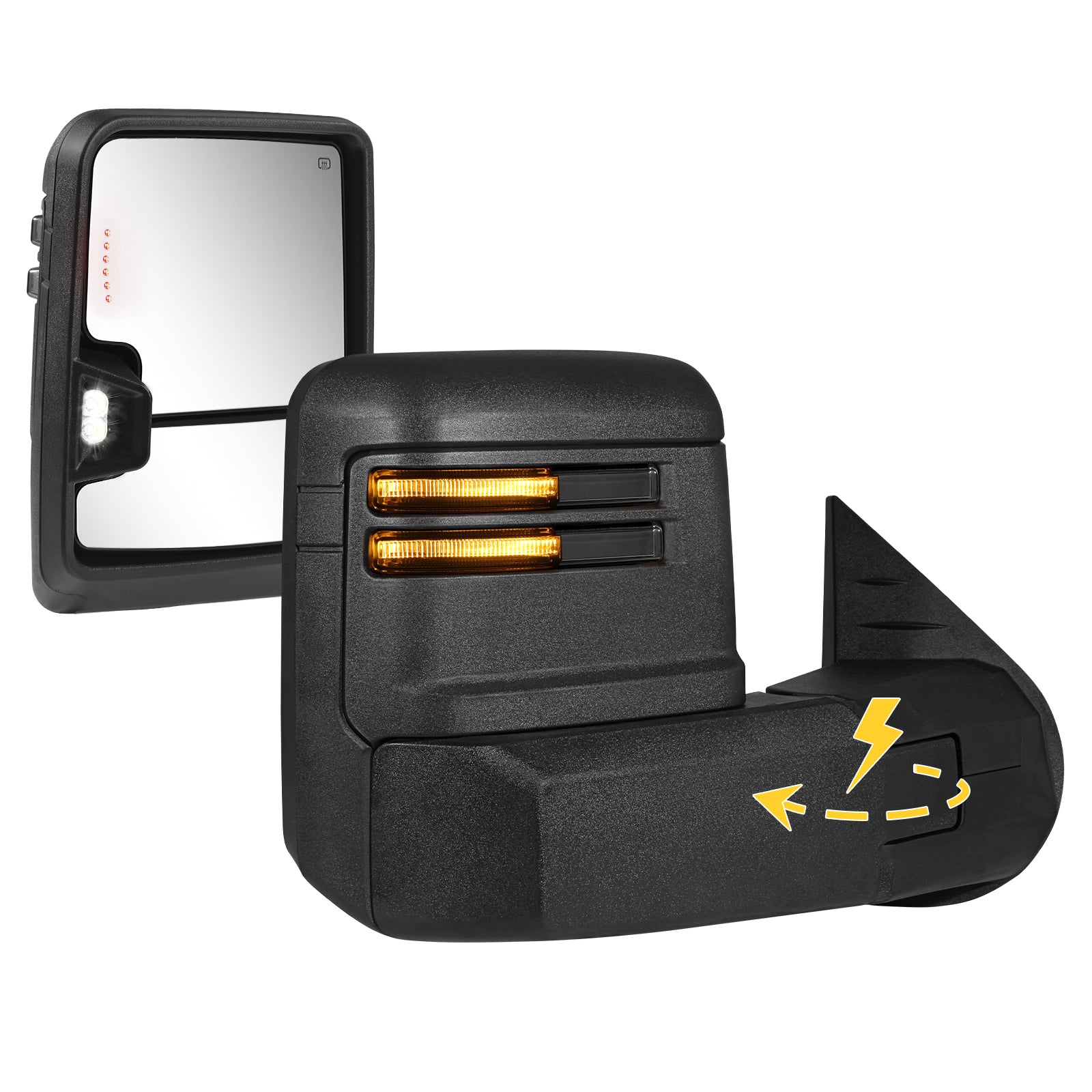 Sanooer 2007-2013 Chevy Silverado GMC Sierra Towing Mirror