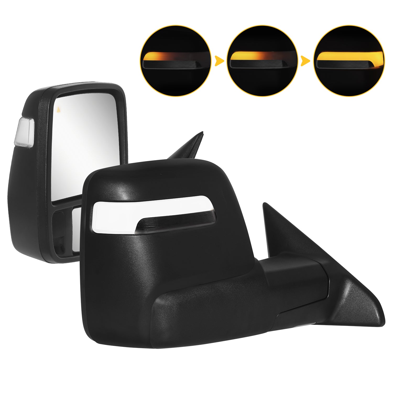 Sanooer Towing Mirrors for 2019-2022 Dodge Ram 2500 3500