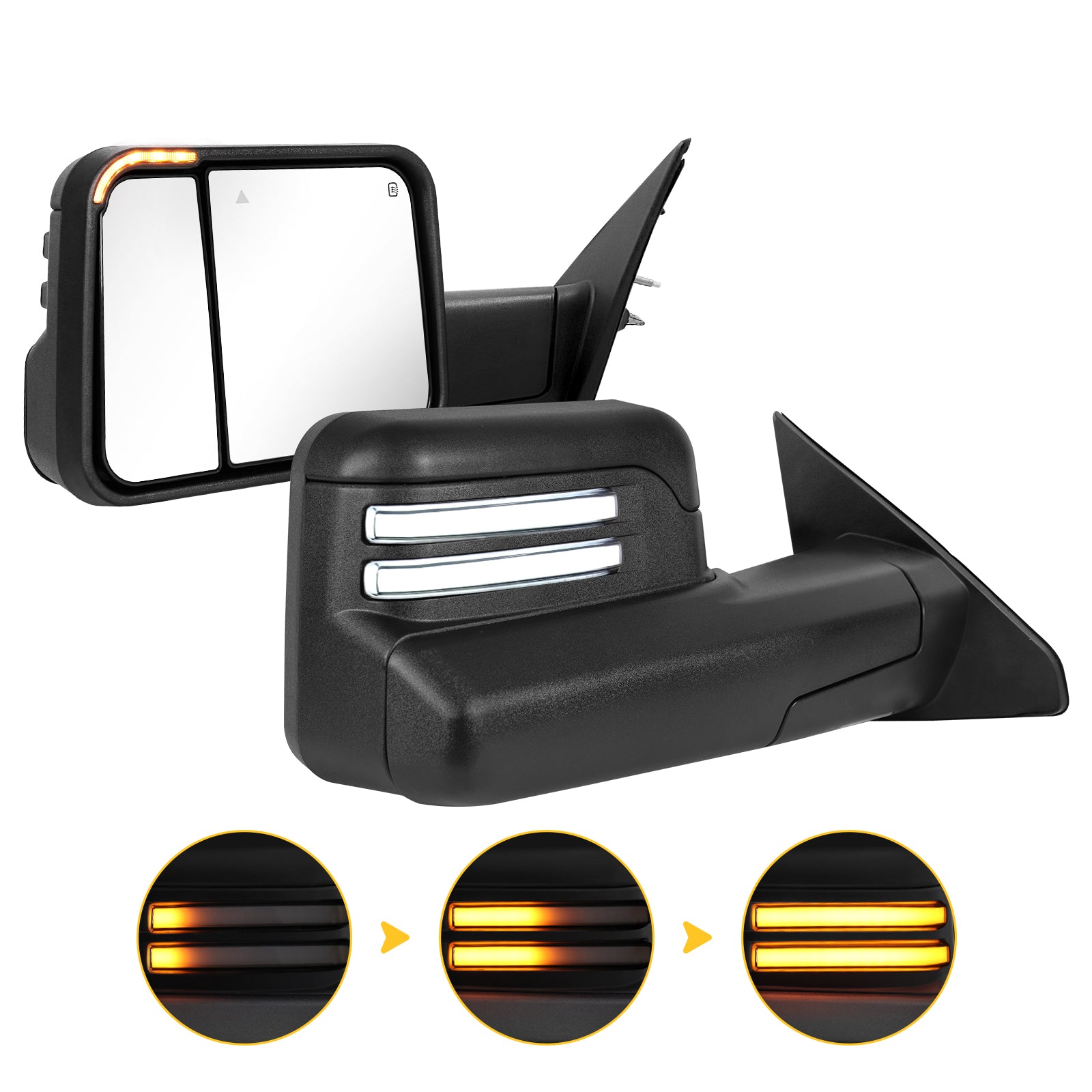 Sanooer 2002-2024 Dodge RAM 1500 2500 3500 Towing Mirror-Custom Telescopic