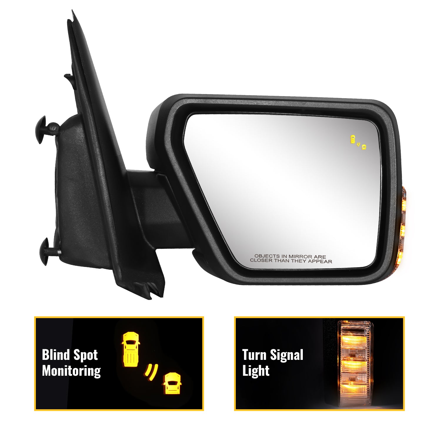 Sanooer 2021-2025 Ford F150 Side Mirror