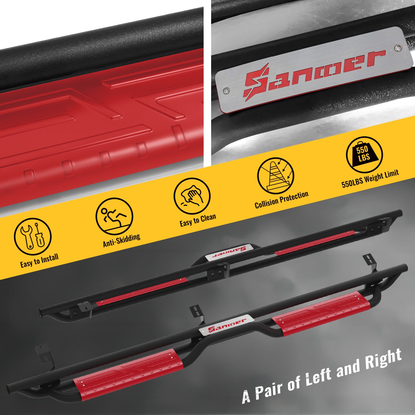 Detail of sanooer Running Boards
