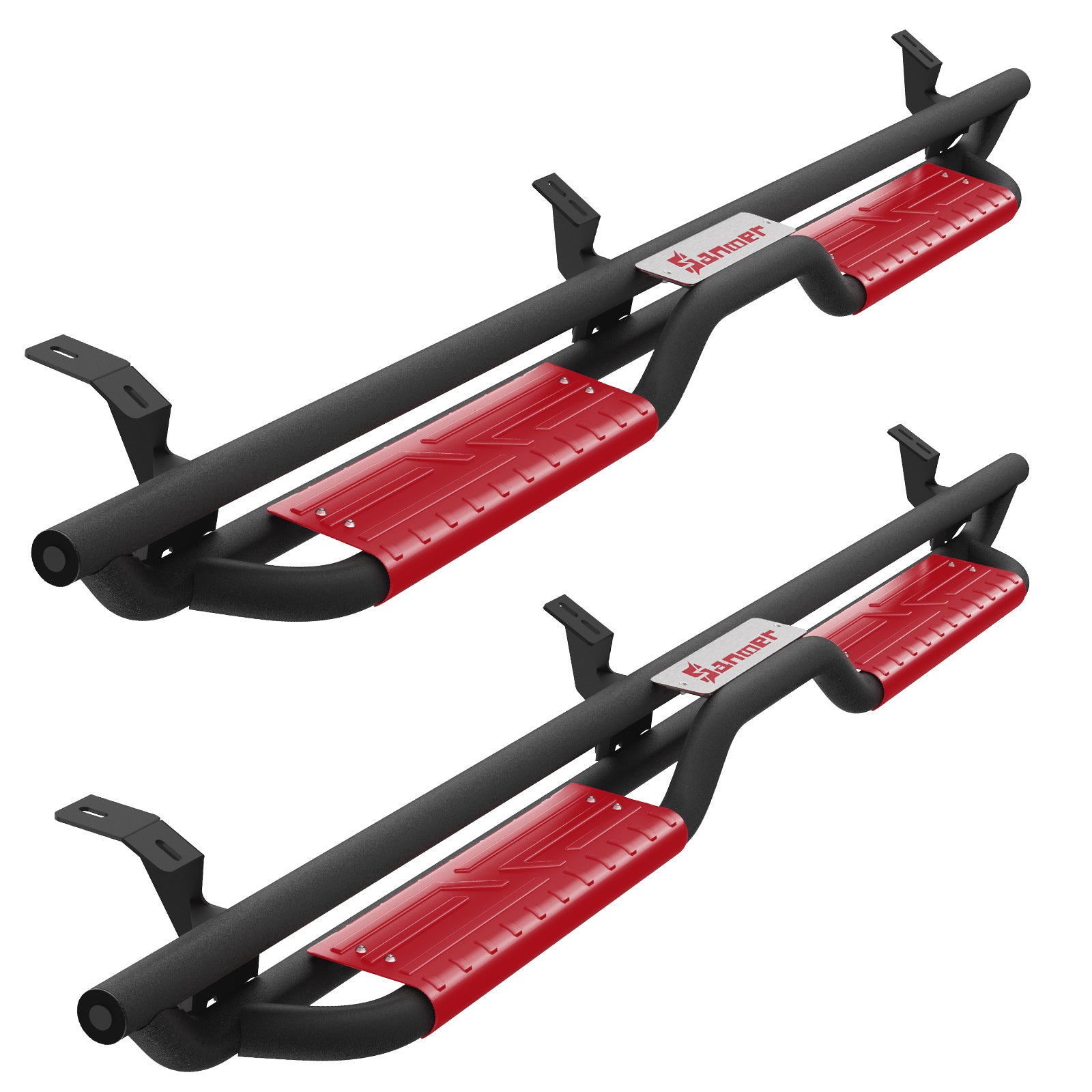 Sanooer 05-23 Toyota Tacoma double cab red Running Boards