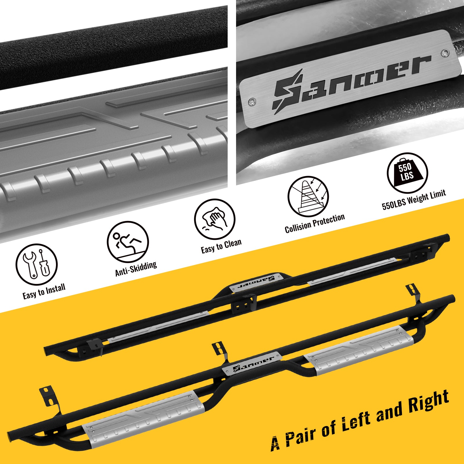 Detail of sanooer Running Boards