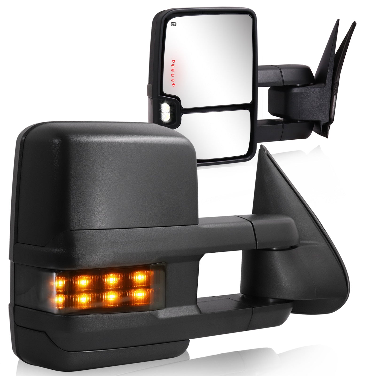 Sanooer-1999-2002-Chevy-Silverado-Suburban-Tahoe-Sierra-Yukon-Basic-Towing-Mirrors-Multifunction-Pair-Set