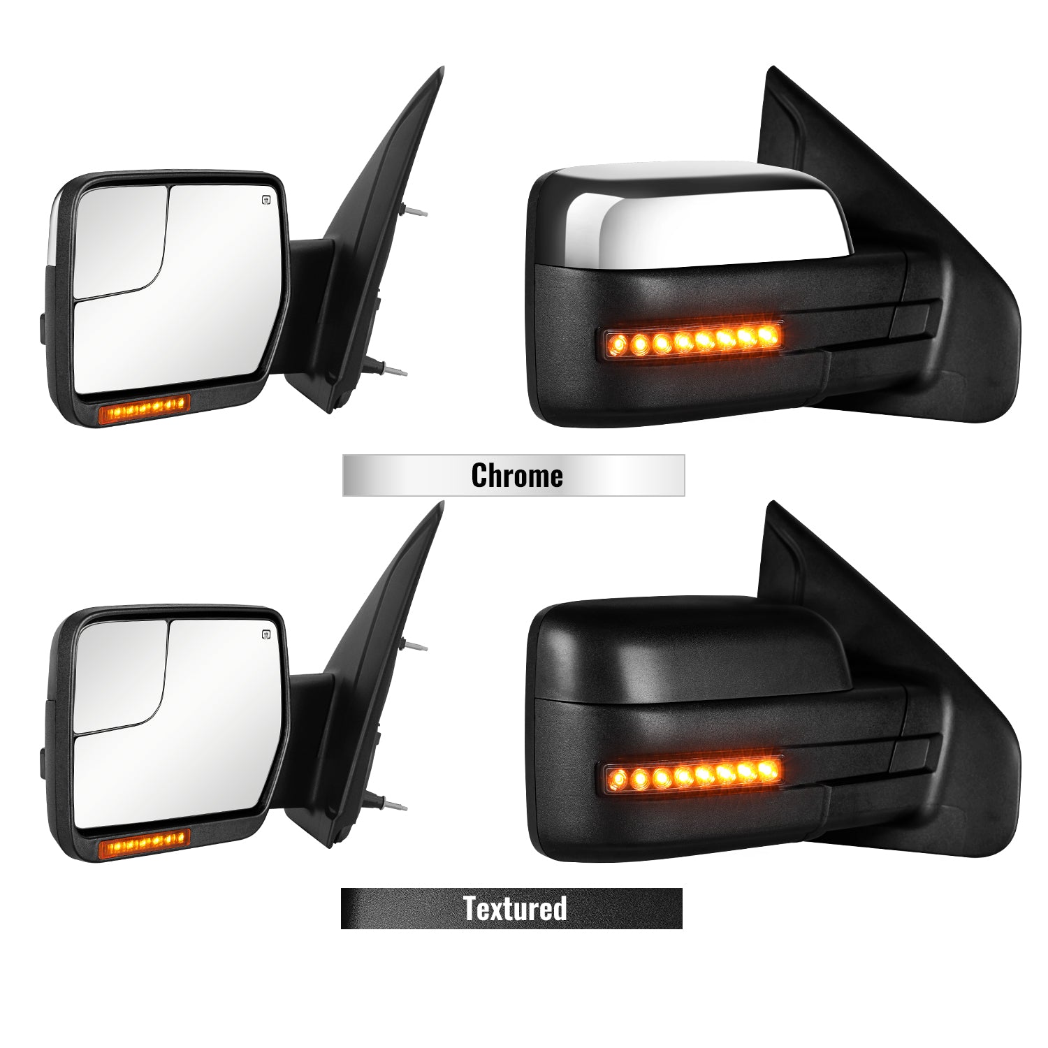 Sanooer Towing Mirror Color Options