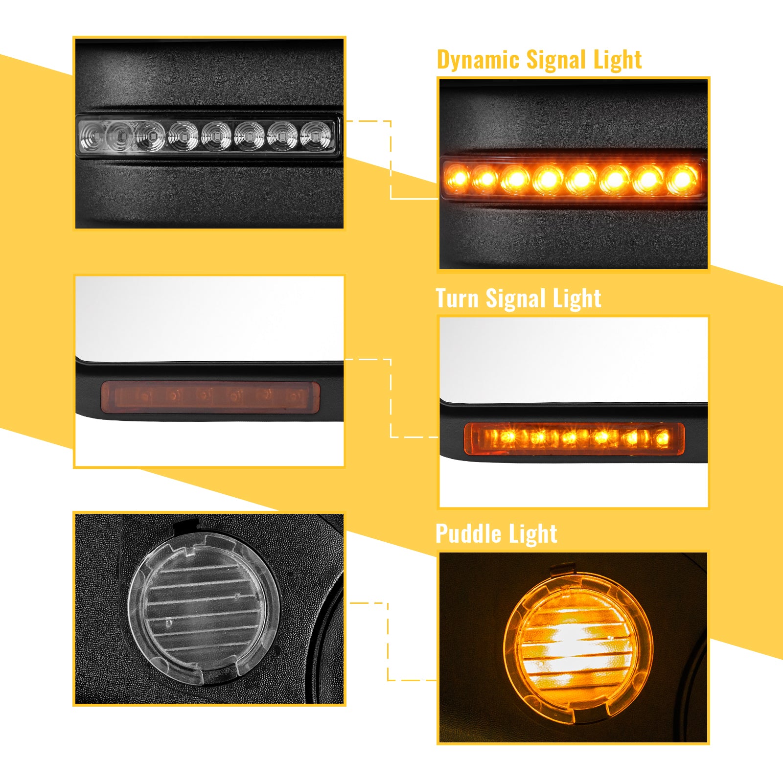 Sanooer Towing Mirror Lighting Display