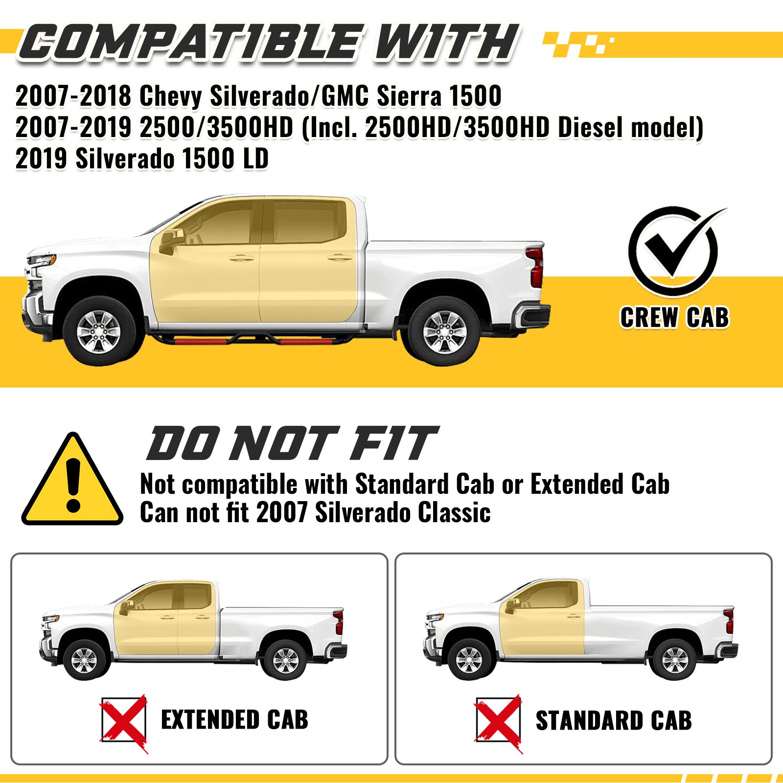 The applicability of sanooer brand Running Boards