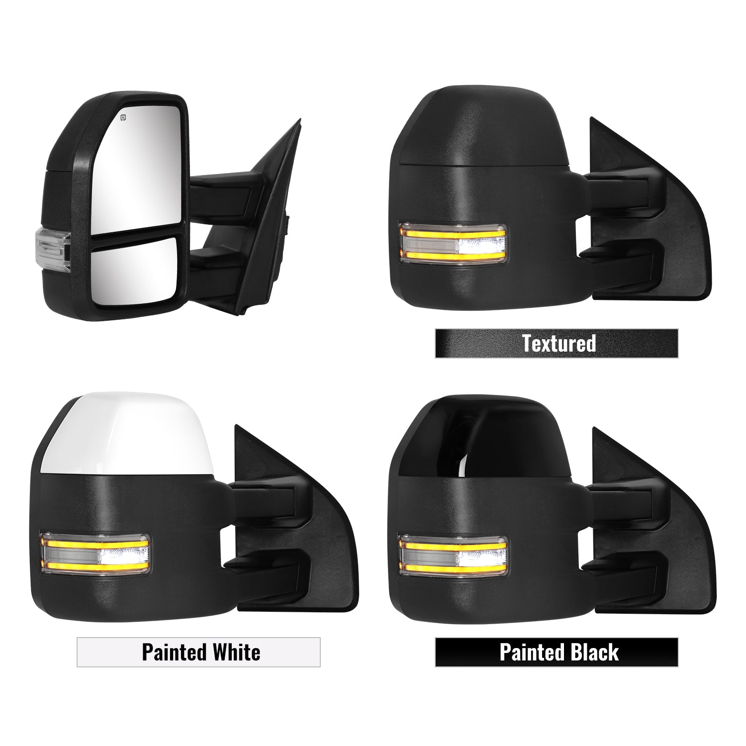 Sanooer Towing Mirror Color Options