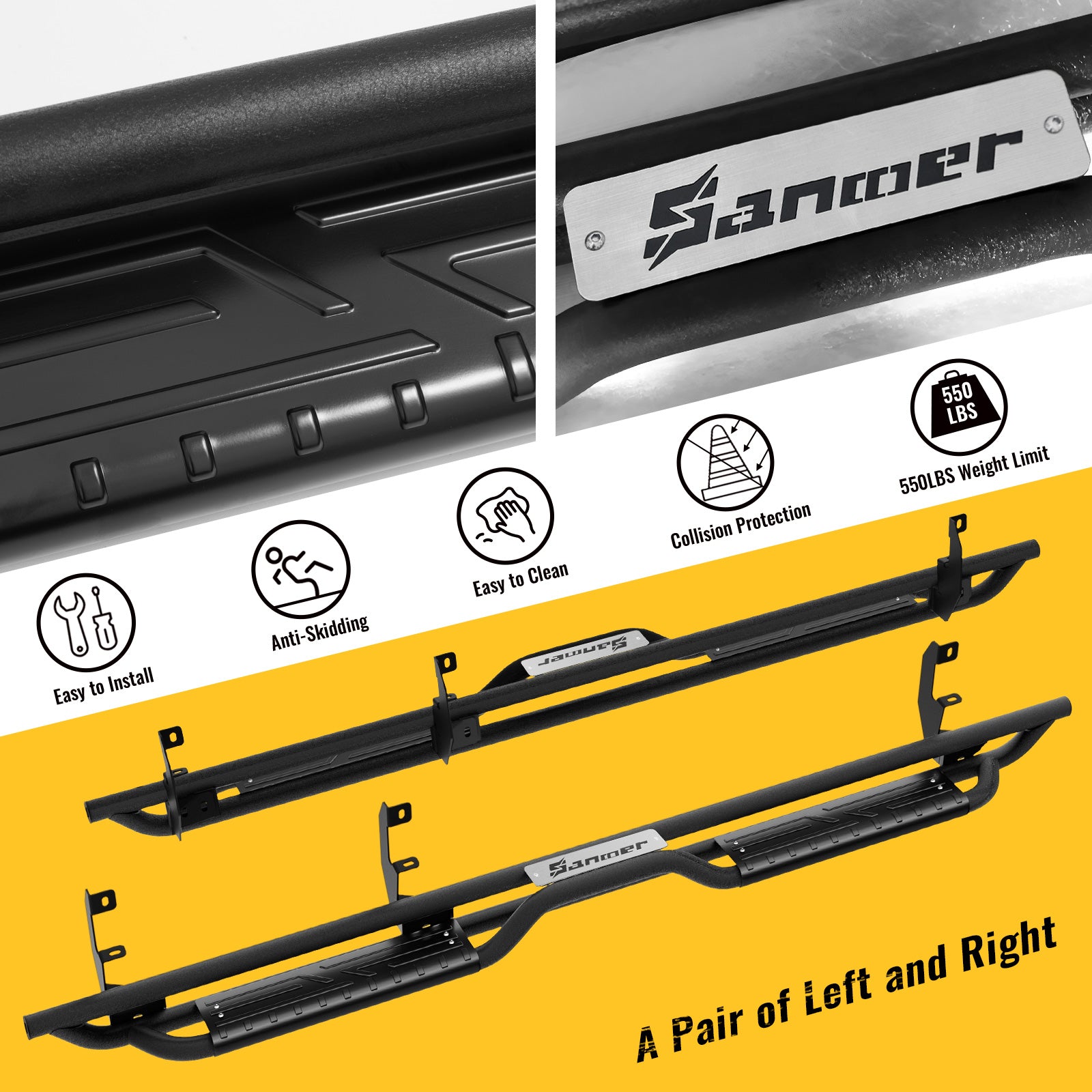 Detail of sanooer Running Boards