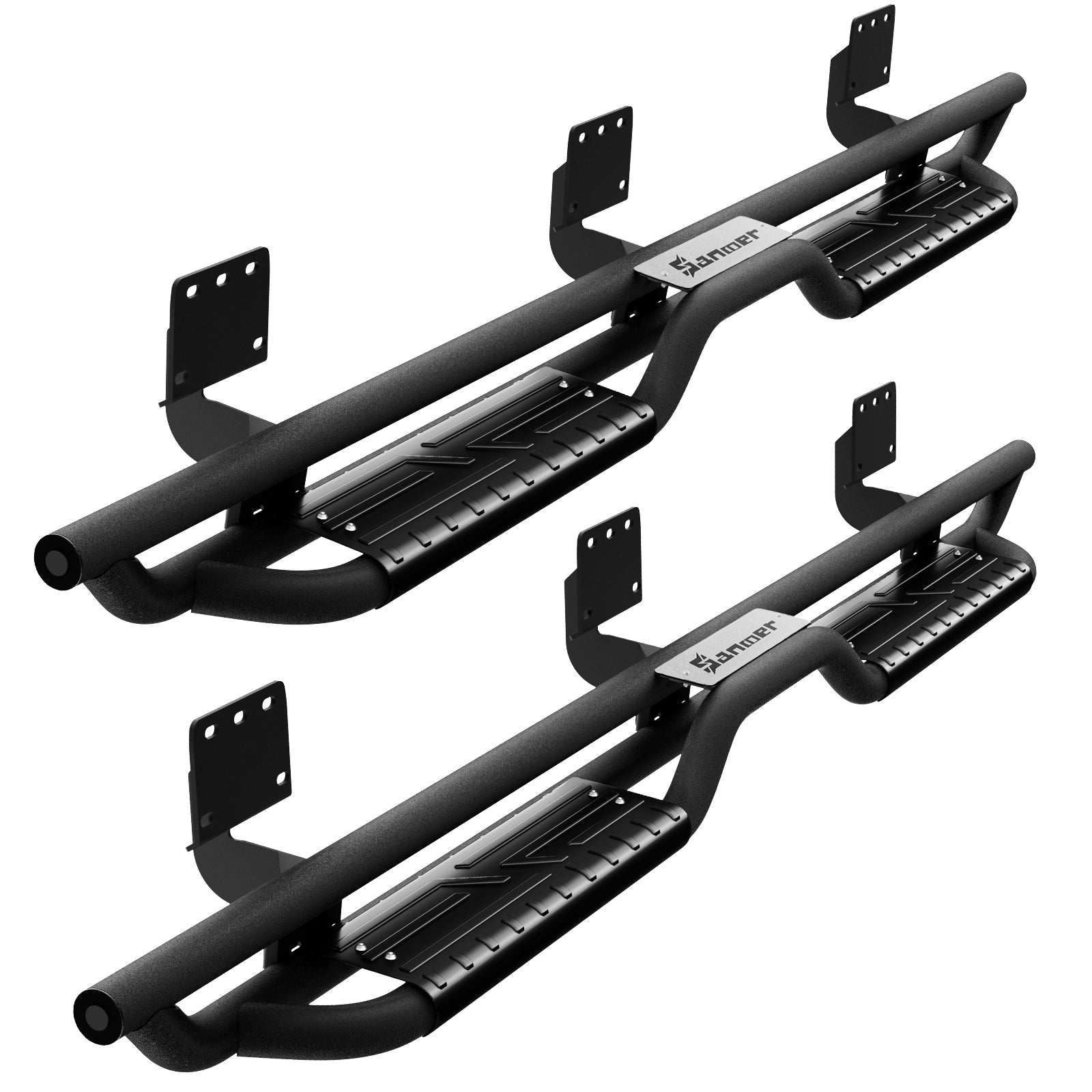 Sanooer 2019-2024 RAM 1500 black Running Boards