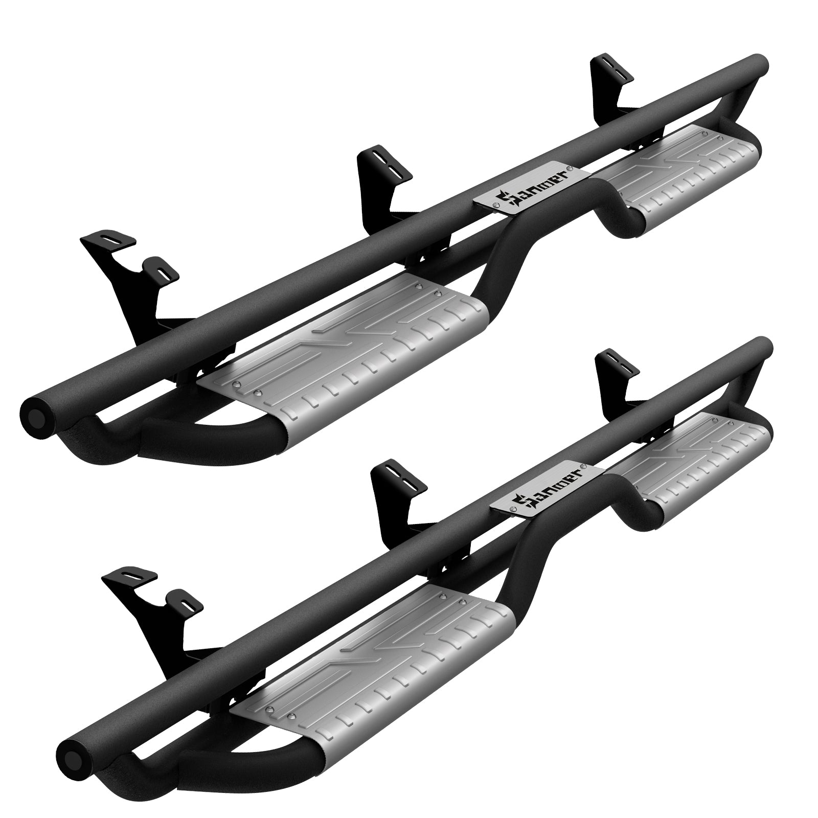 Sanooer 2024-2025 Tacoma silver Running Boards