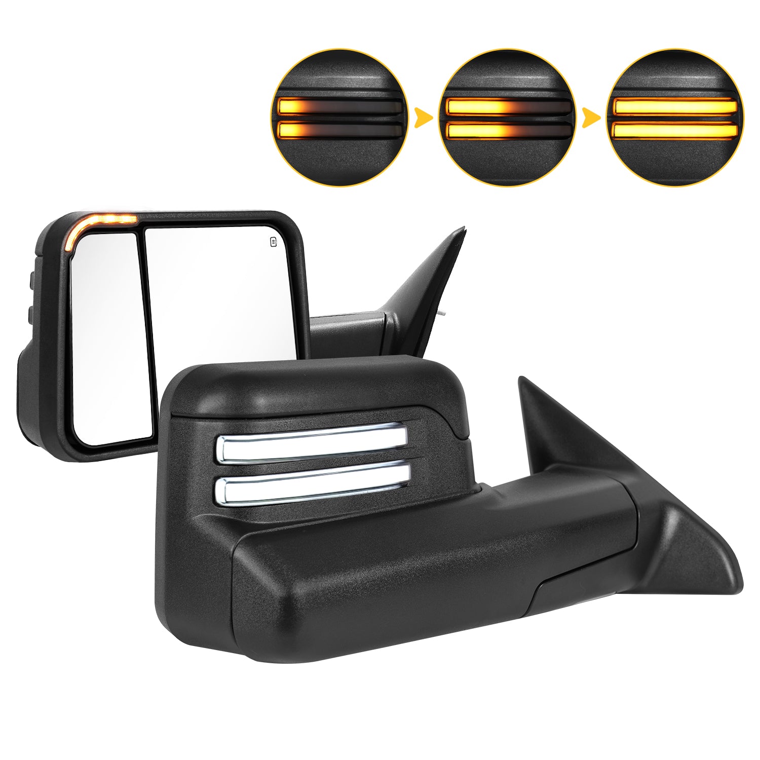 Sanooer 2009-2018 Ram 1500 2500 3500 Switchback Towing Mirror