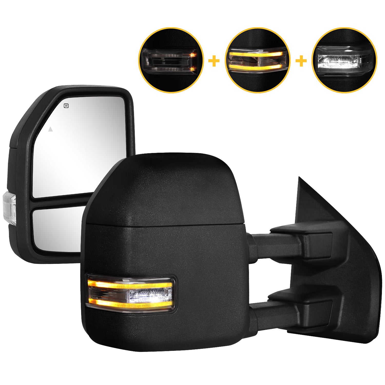 Sanooer 2021-2025 Ford F150 F250 Towing Mirror