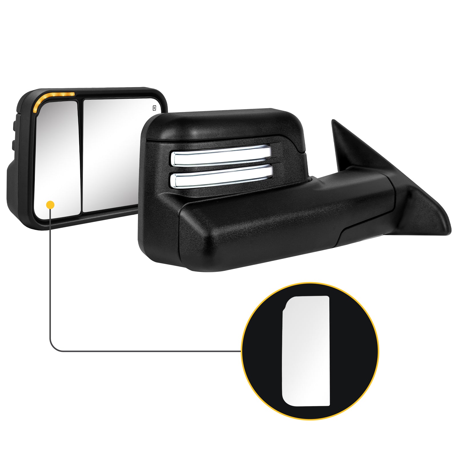 Sanooer towing mirror accessories for DODGE