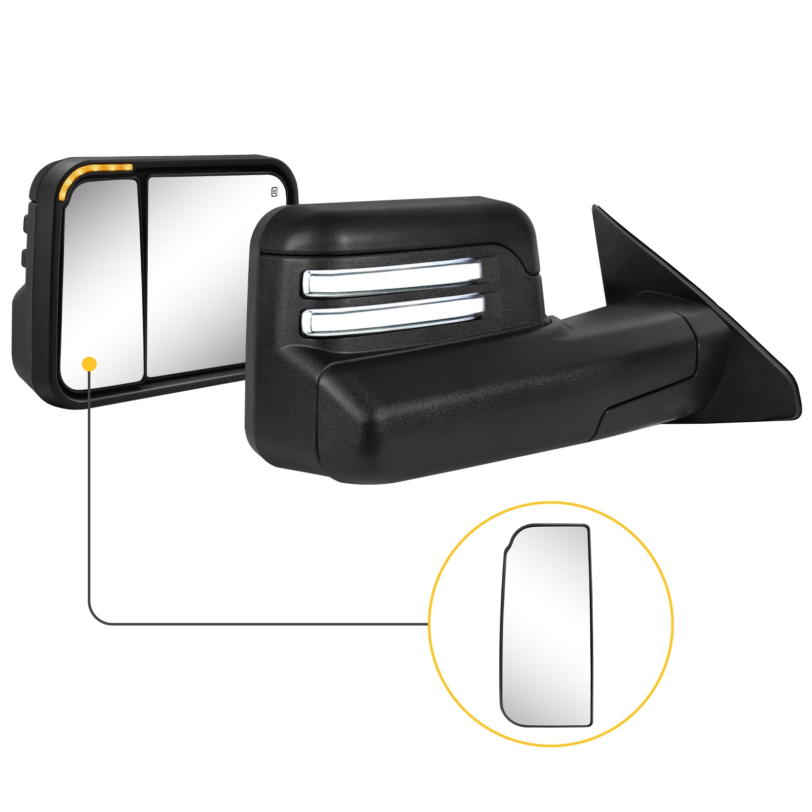 Sanooer towing mirror accessories for DODGE
