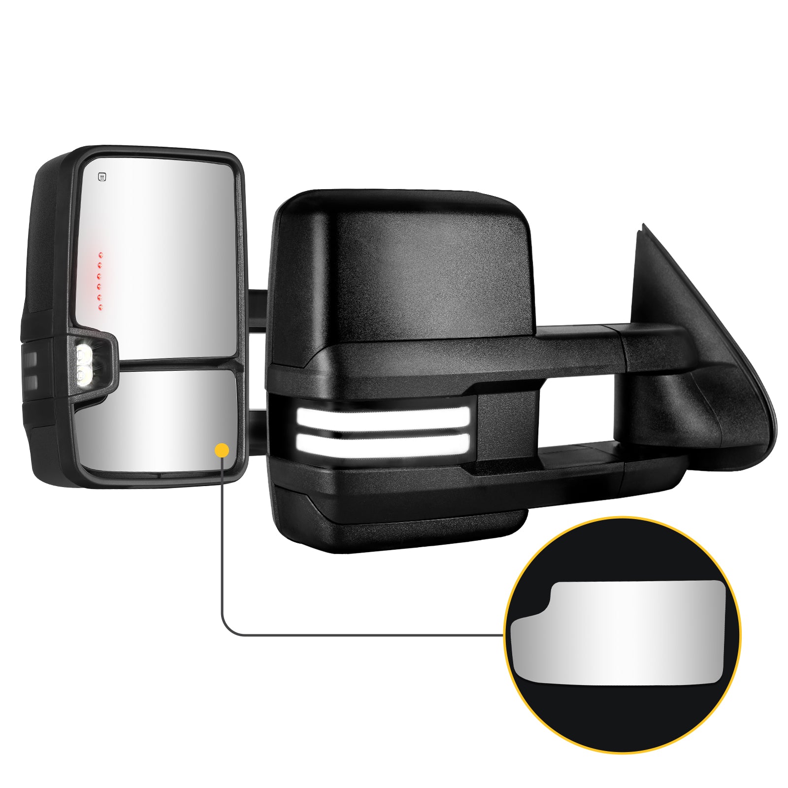Sanooer towing mirror accessories for CHEVY & GMC