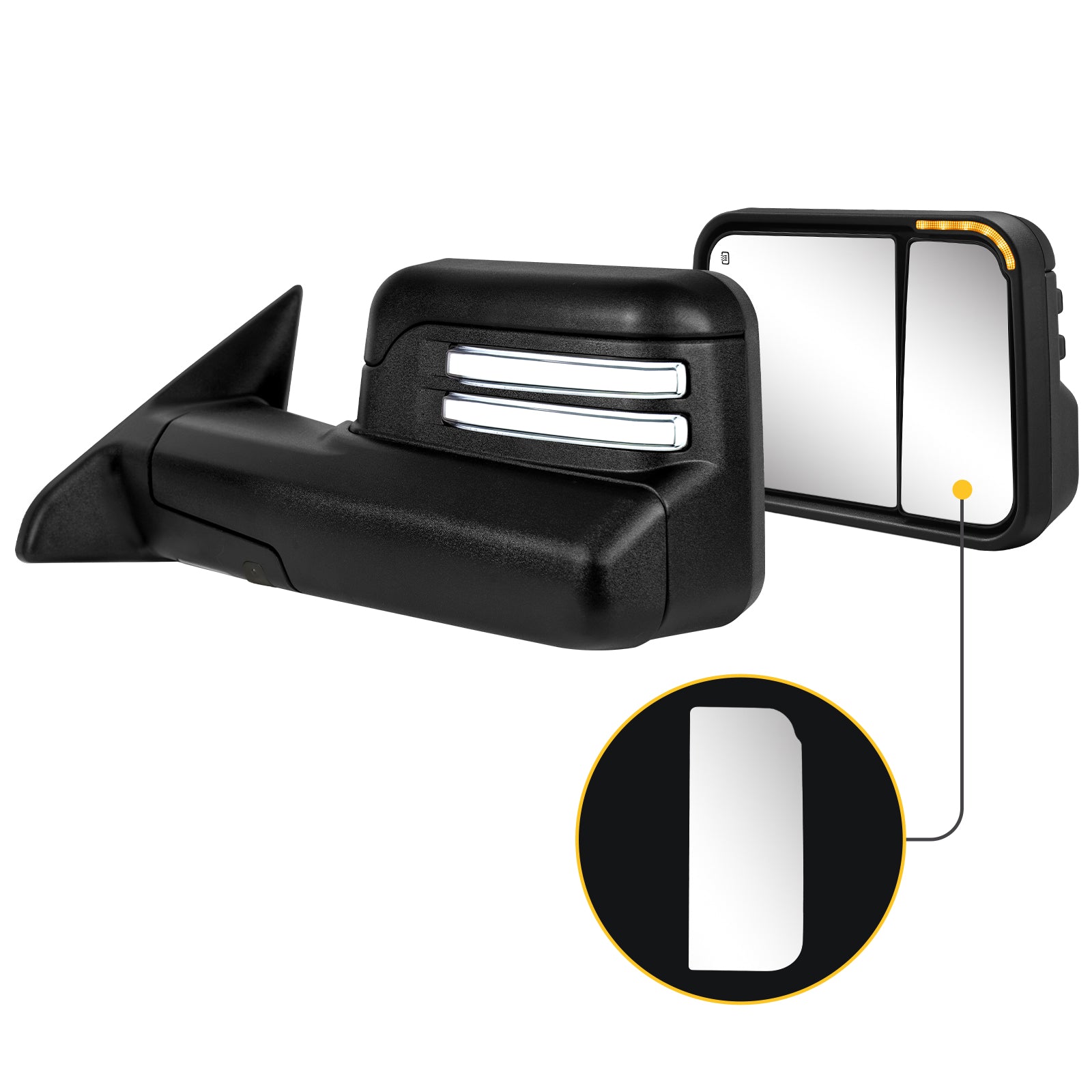 Sanooer towing mirror accessories for DODGE