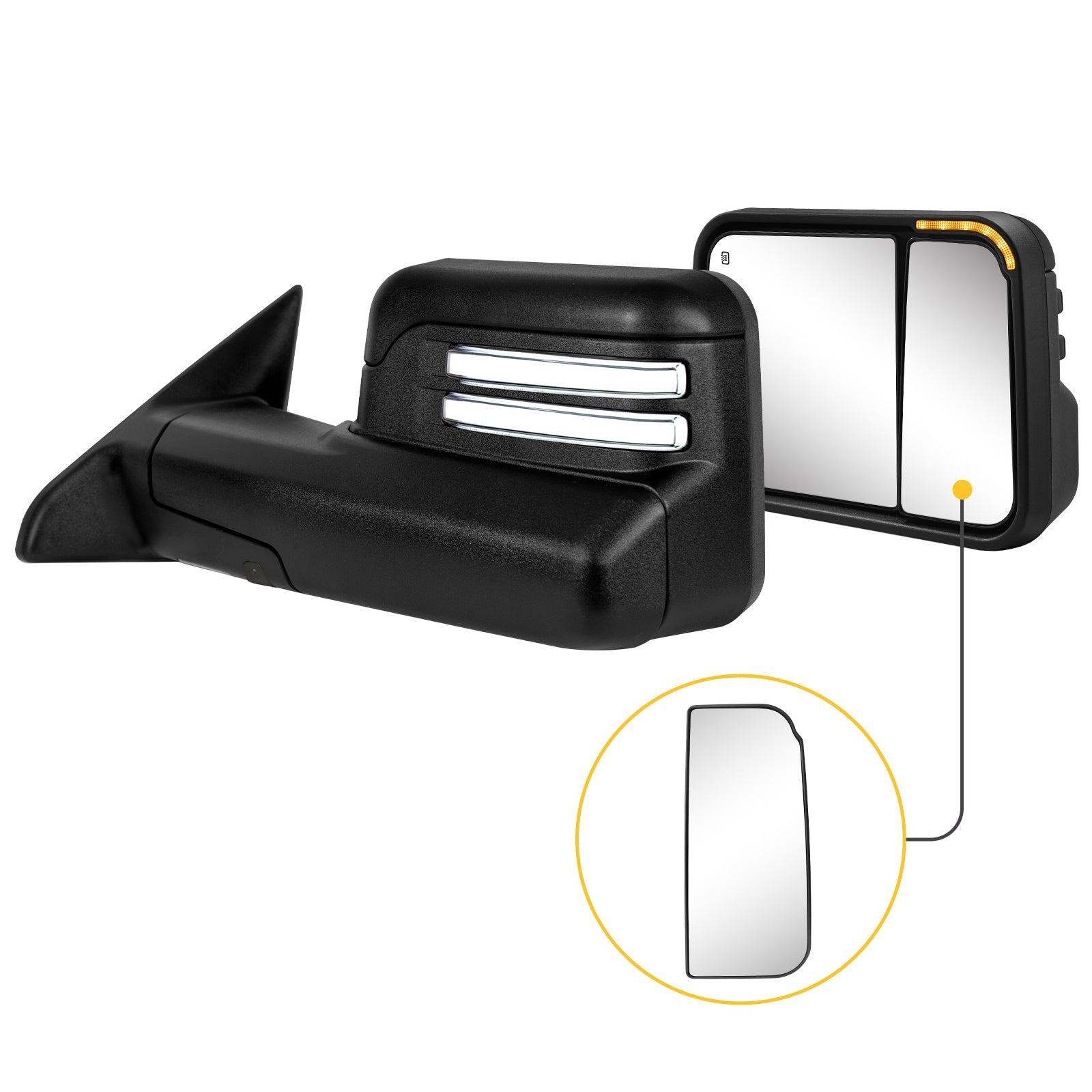 Sanooer towing mirror accessories for DODGE