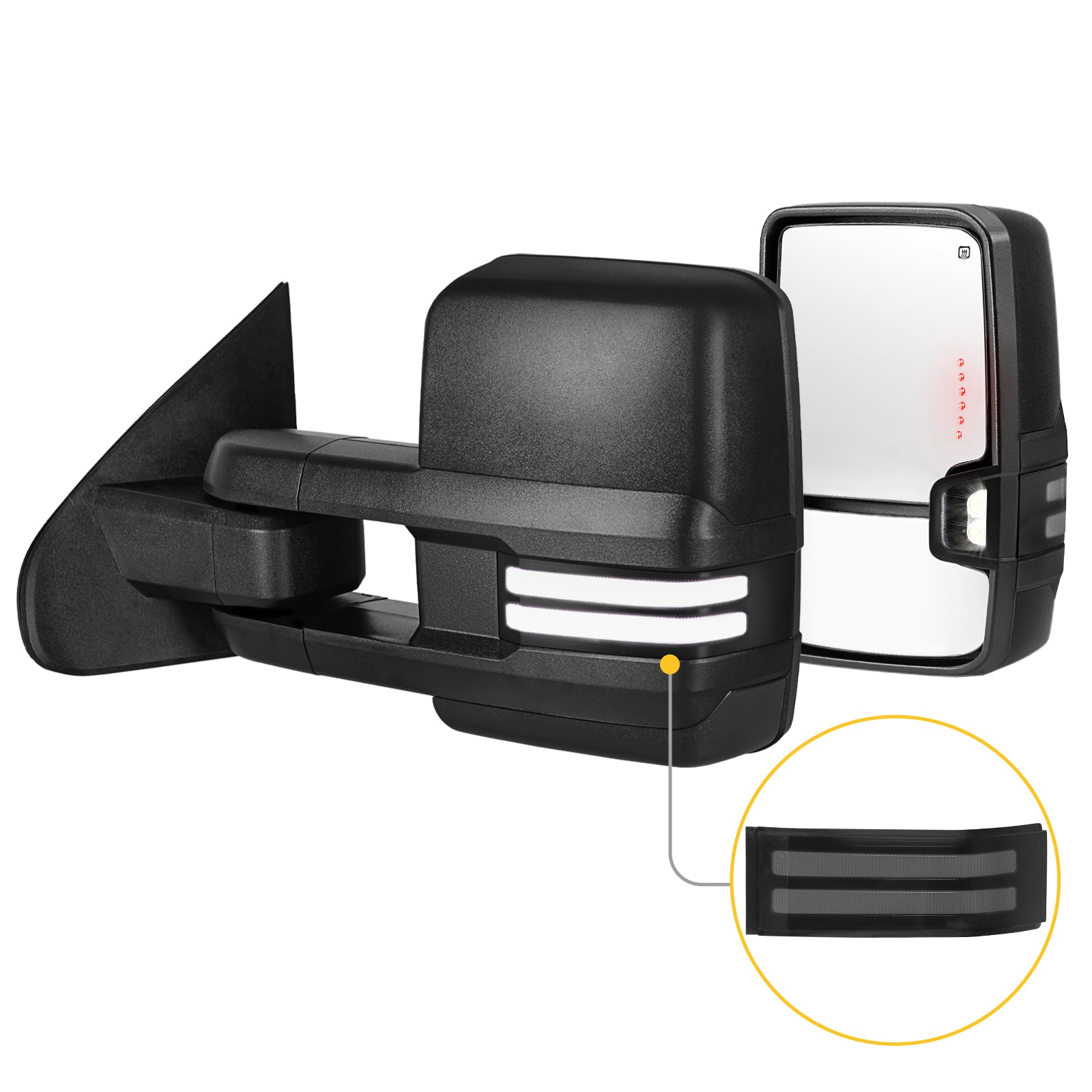 Sanooer towing mirror accessories for CHEVY & GMC