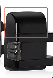 The passenger side upper cap for 1999-2016 Ford towing mirror