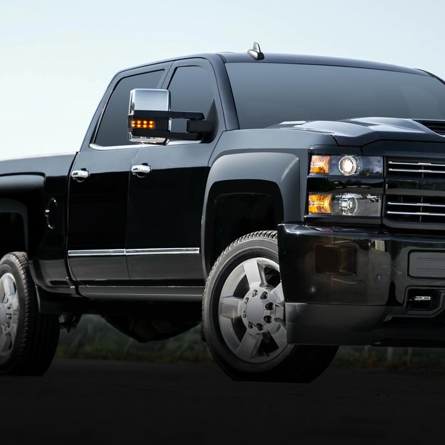 Explore heavy-duty tow mirrors designed for Chevy Silverado and GMC Sierra.