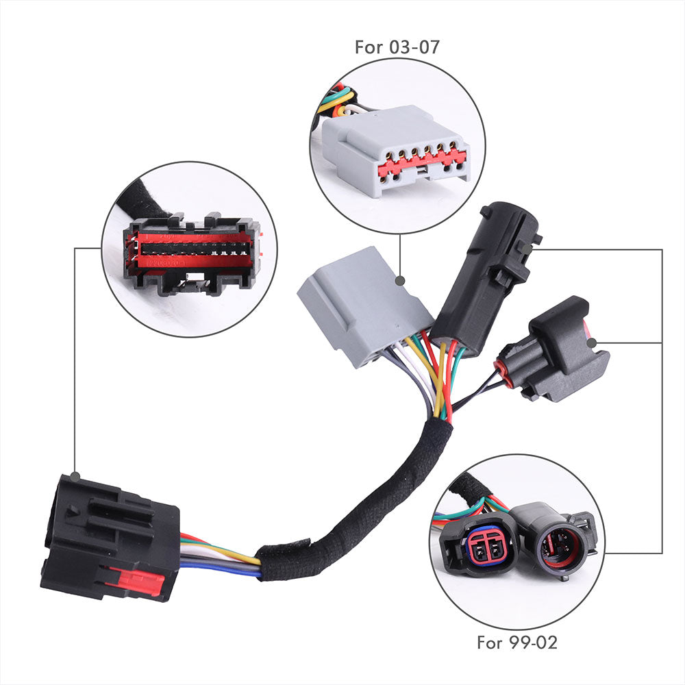 Sanooer Towing Mirrors for Ford Super Duty Truck Pickup 1999-2016 ( with 99-07 Harness Connectors)