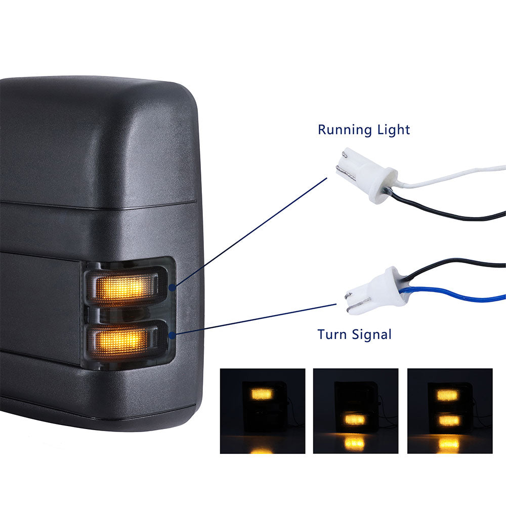LED-Side-Mirror-Lens-Marker-Lights-Turn-Signal-Lamp-Running-Light-for-F250-F350-F450-F550-Super-Duty-2008-2016-harness