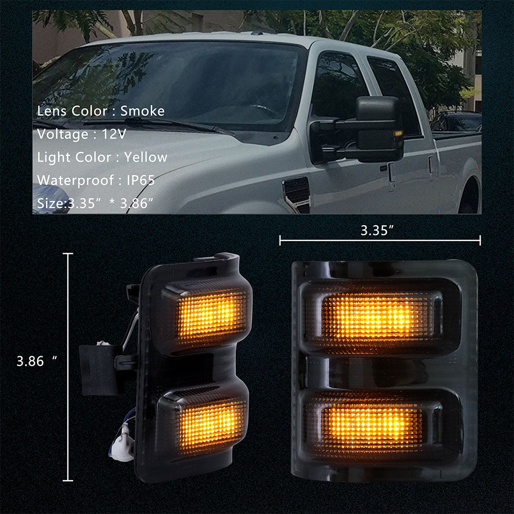 LED-Side-Mirror-Lens-Marker-Lights-Turn-Signal-Lamp-Running-Light-for-F250-F350-F450-F550-Super-Duty-2008-2016-size