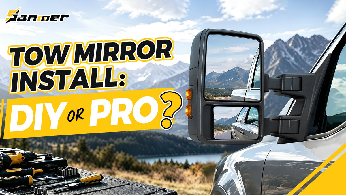 Can I Install Tow Mirrors Myself or Should I Hire a Professional?