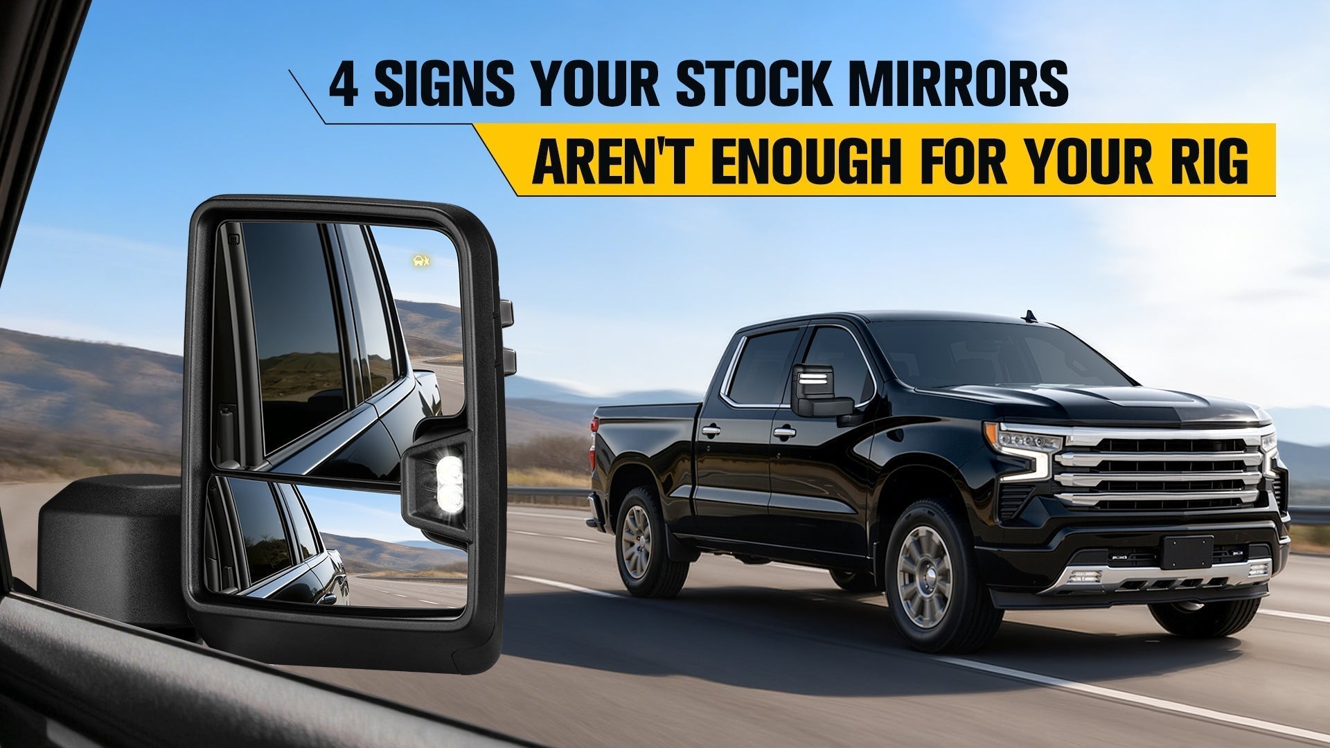 4 Signs Your Stock Mirrors Aren't Enough for Your Truck
