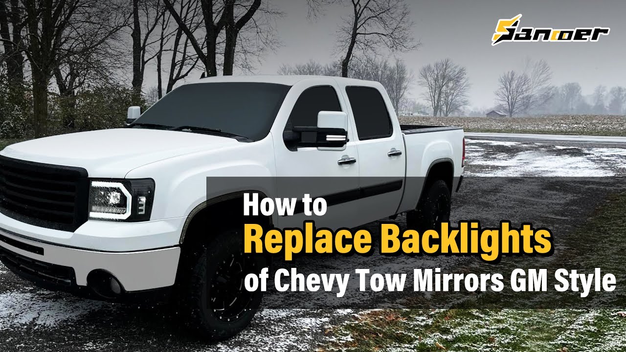 How to Replace Backlights of Chevy GM Style Tow Mirrors