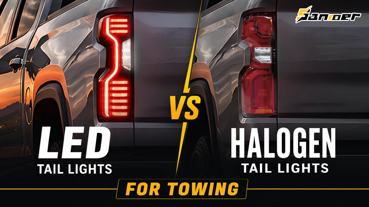 LED vs. Halogen Tail Lights for Towing: Is Upgrading Worth It for Your Silverado?