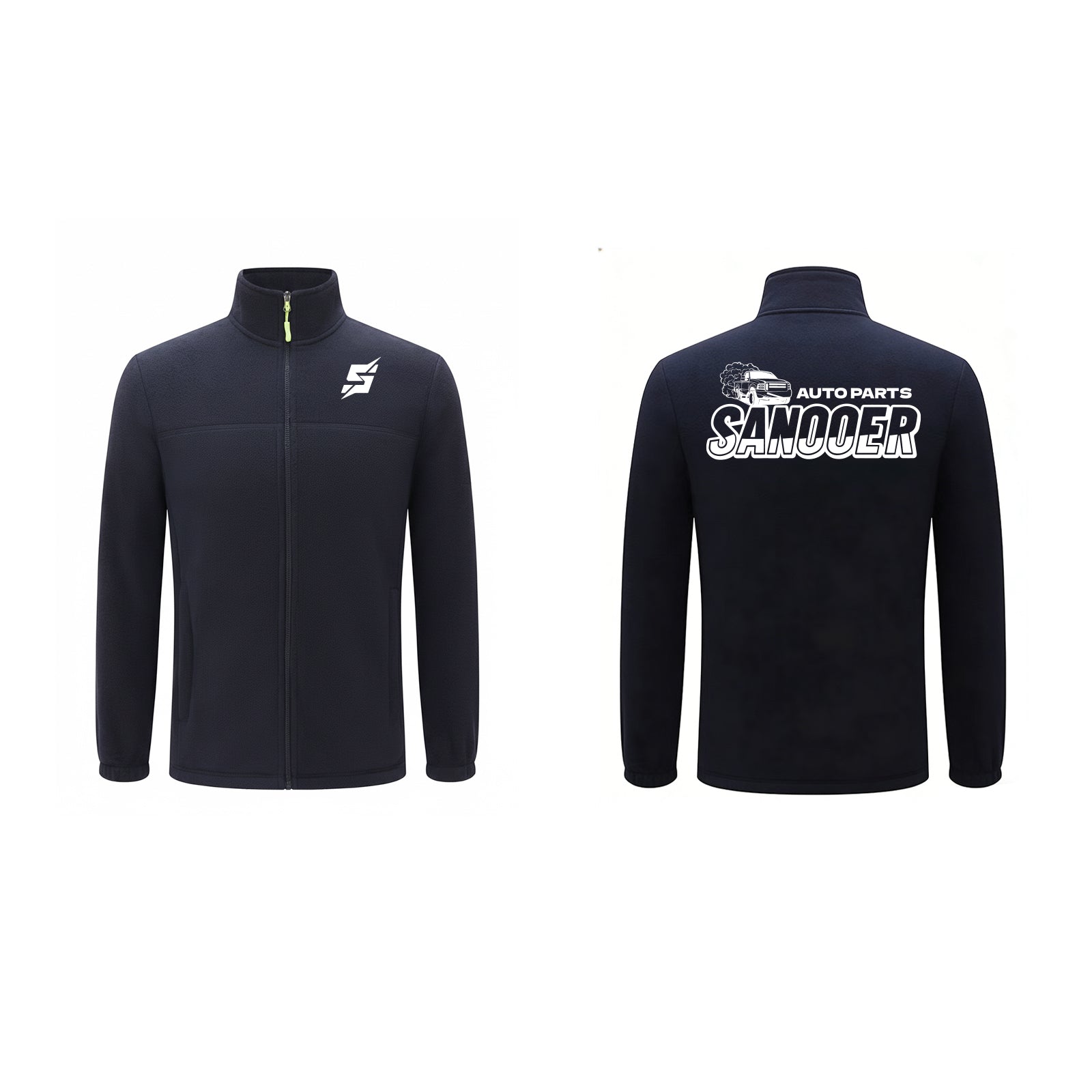 Sanooer Winter Fuzzy Fleece Jacket with Pockets