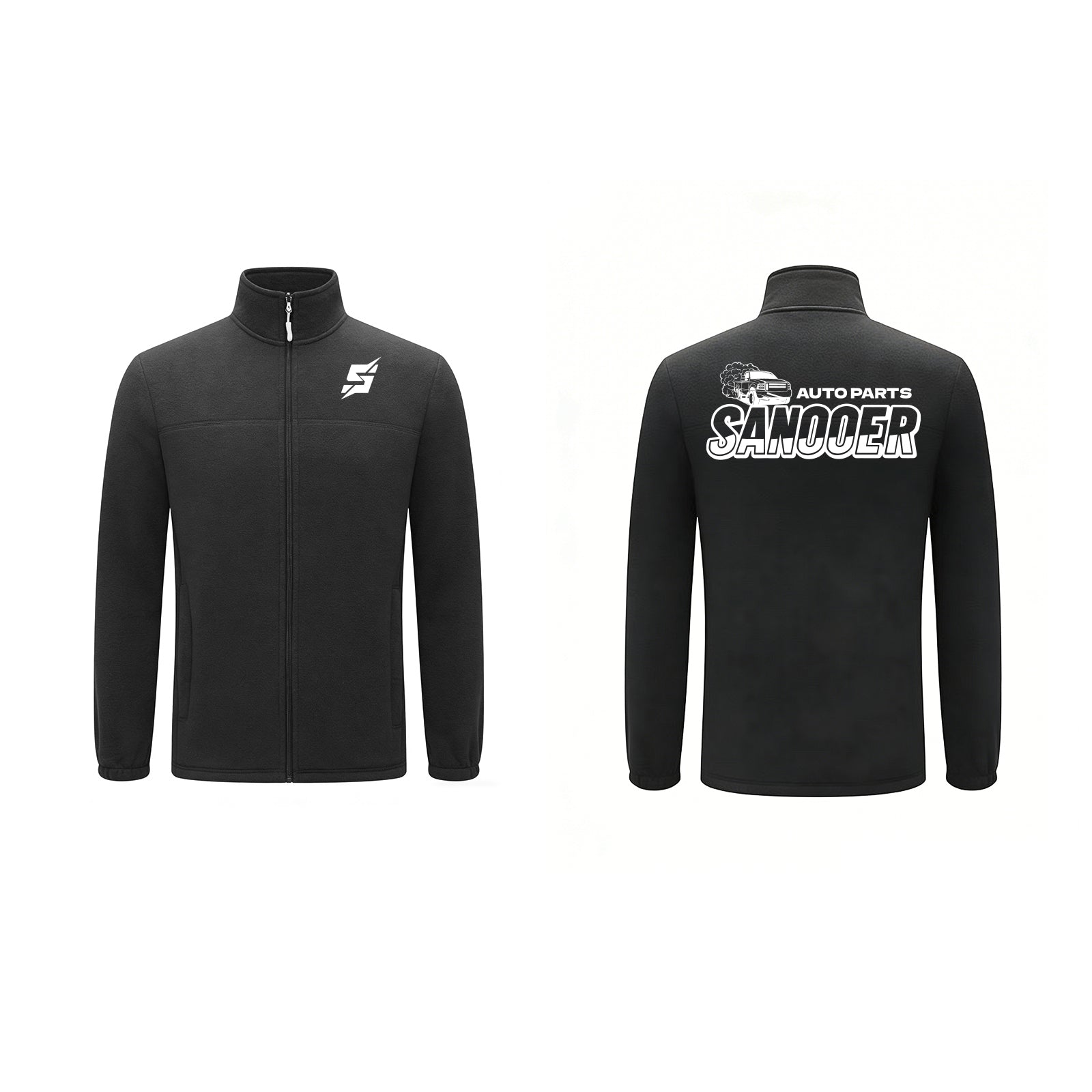 Sanooer Winter Fuzzy Fleece Jacket with Pockets