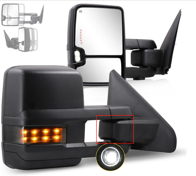 Towing Mirror Passenger Side Base Cover Fits 2002-2008 Dodge Ram 1500, 2003-2009 Dodge Ram 2500/3500