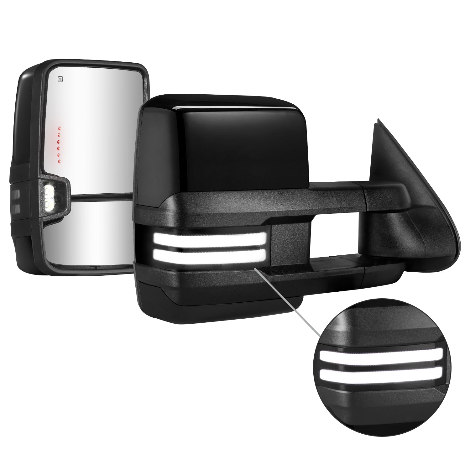 Sanooer towing mirror accessories for CHEVY & GMC