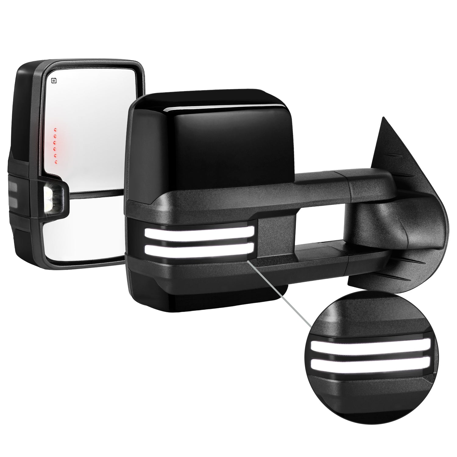 Sanooer towing mirror accessories for CHEVY & GMC