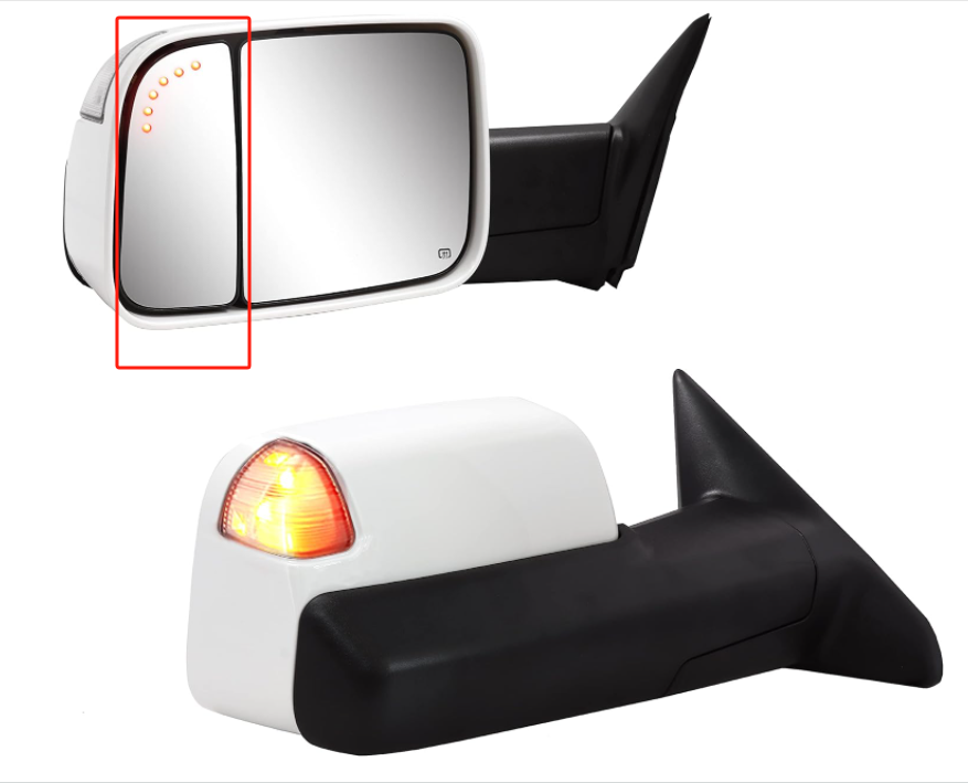 Small mirror for Dodge towing mirror