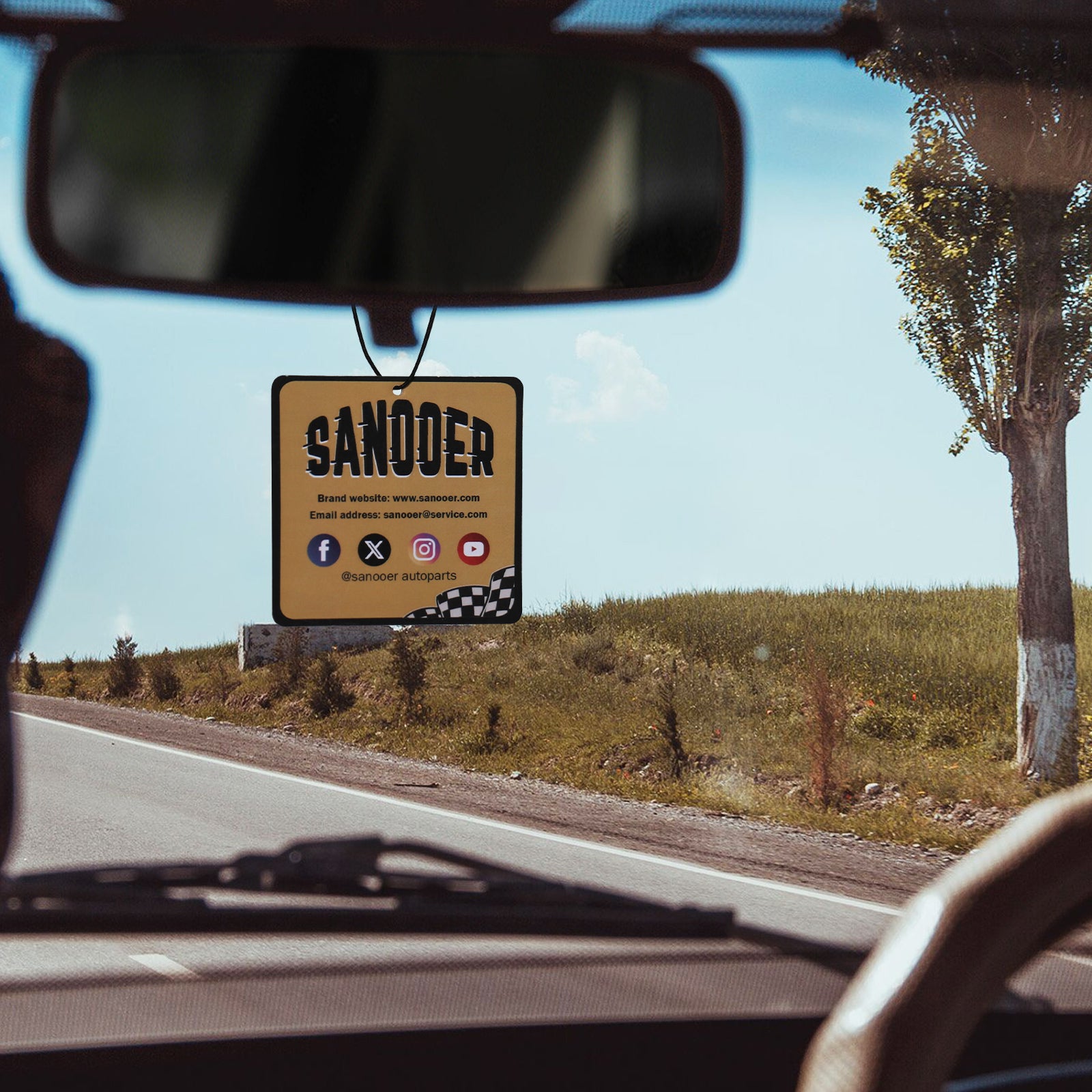 SANOOER Tek-Scents Air Freshener – Long-Lasting Car & Room Deodorizer
